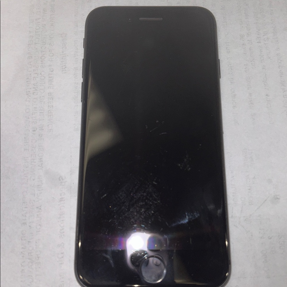Sleek Black Smartphone iPhone 8